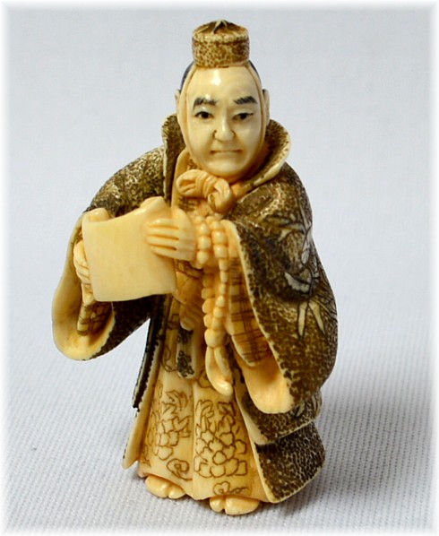 японская антикварная нэцка