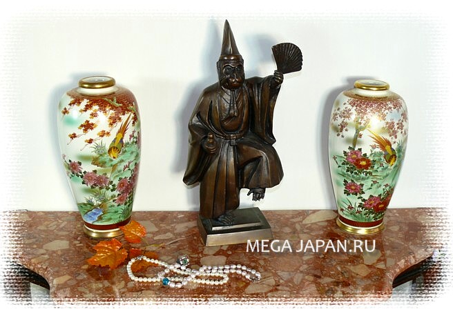 японский антикварный фарфор и бронза