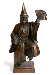 японская антикварная бронзовая фигура Царя Обезьян, 1880-е гг., Япония