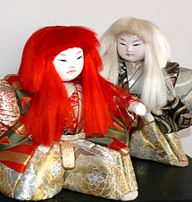 старинные японские куклы 