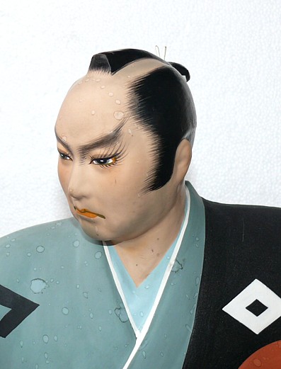 самурай, статуэтка из керамики, Япония, 1950-е гг.