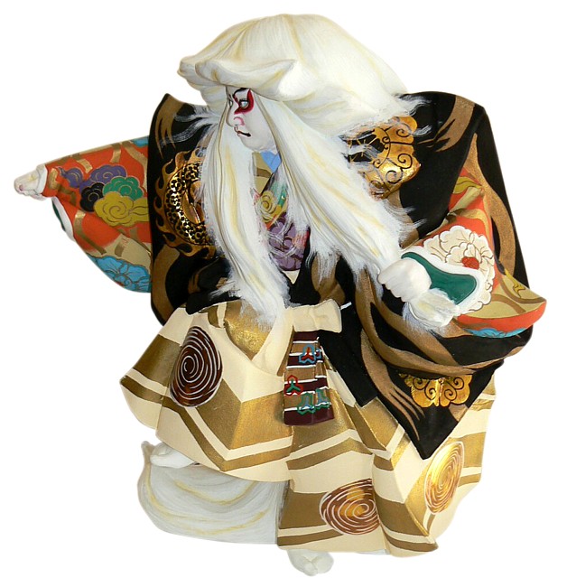 японская статуэтка : актер театра Кабуки, Хаката, 1960-е гг.