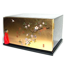 японская лаковая коробка для коллекции