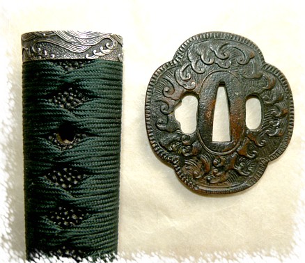 рукоять самурайского меча цука